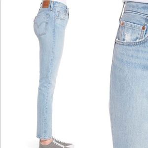 Levi’s 501 Skinny Jeans. Button fly. High waisted.